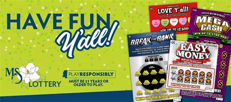 mississippi lottery|mississippi lottery scratch off.